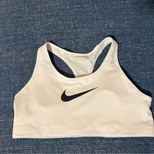 Nike Women's white Sports Bra